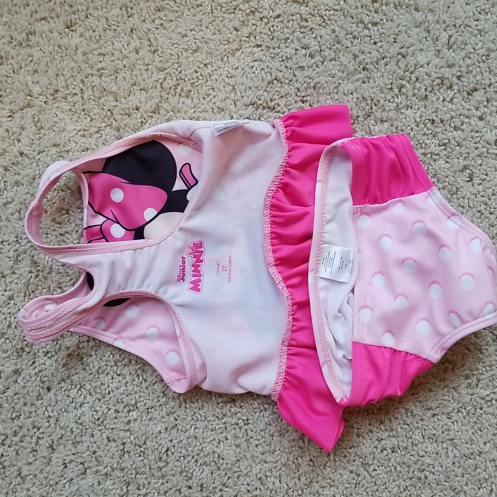 Pink Minnie Mouse bikini - Picture 3 of 5